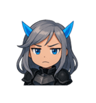 表情ゆたかな戦士ちゃん（個別スタンプ：17）