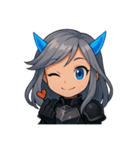 表情ゆたかな戦士ちゃん（個別スタンプ：18）