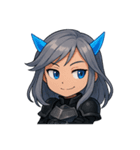 表情ゆたかな戦士ちゃん（個別スタンプ：19）
