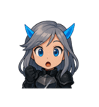 表情ゆたかな戦士ちゃん（個別スタンプ：20）