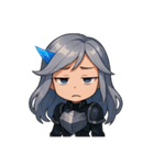 表情ゆたかな戦士ちゃん（個別スタンプ：21）