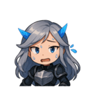 表情ゆたかな戦士ちゃん（個別スタンプ：22）