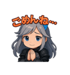 表情ゆたかな戦士ちゃん（個別スタンプ：24）