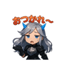 表情ゆたかな戦士ちゃん（個別スタンプ：28）