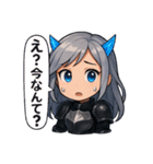 表情ゆたかな戦士ちゃん（個別スタンプ：30）