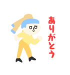 アイコン風の名画デカ文字★pocaママ（個別スタンプ：1）