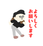 アイコン風の名画デカ文字★pocaママ（個別スタンプ：7）