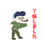 アイコン風の名画デカ文字★pocaママ（個別スタンプ：10）