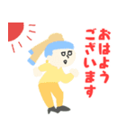 アイコン風の名画デカ文字★pocaママ（個別スタンプ：13）