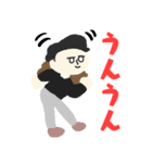 アイコン風の名画デカ文字★pocaママ（個別スタンプ：19）