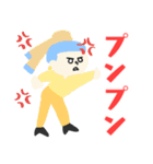 アイコン風の名画デカ文字★pocaママ（個別スタンプ：25）