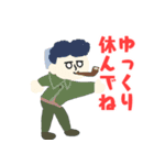 アイコン風の名画デカ文字★pocaママ（個別スタンプ：34）