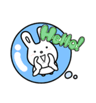 えくぼうさぎ（個別スタンプ：1）