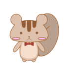 リスのエキュルスタンプ2（個別スタンプ：17）