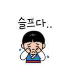 韓服スタイルカップル韓国語（個別スタンプ：7）