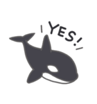 Cute Orca English 2（個別スタンプ：1）