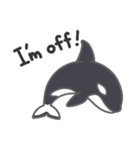 Cute Orca English 2（個別スタンプ：5）