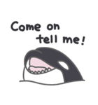 Cute Orca English 2（個別スタンプ：8）
