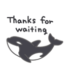 Cute Orca English 2（個別スタンプ：11）
