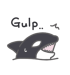 Cute Orca English 2（個別スタンプ：13）