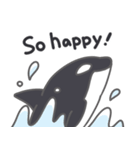 Cute Orca English 2（個別スタンプ：16）