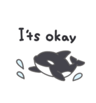 Cute Orca English 2（個別スタンプ：17）