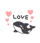 Cute Orca English 2（個別スタンプ：18）