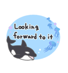 Cute Orca English 2（個別スタンプ：27）