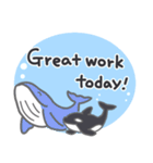 Cute Orca English 2（個別スタンプ：28）