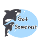 Cute Orca English 2（個別スタンプ：32）