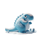 おもしろドラゴン 無力感（個別スタンプ：7）