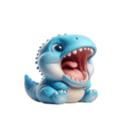 おもしろドラゴン 無力感（個別スタンプ：9）