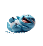 おもしろドラゴン 無力感（個別スタンプ：29）