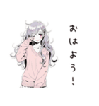 二次元逃避女子の妄想（個別スタンプ：3）