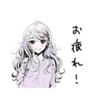 二次元逃避女子の妄想（個別スタンプ：8）