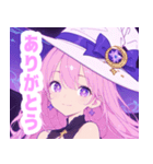 月夜のマジカルガールスタンプ（個別スタンプ：6）
