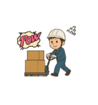 うごく！倉庫の仕事用スタンプ（個別スタンプ：3）