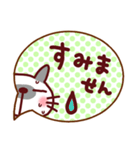 これだけあれば大丈夫 日本猫いろいろ（個別スタンプ：8）