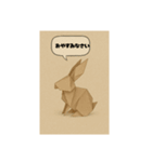 折り紙風のスタンプです（個別スタンプ：6）