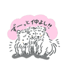 可愛いサモエドスタンプ（個別スタンプ：15）