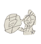 ホゲオスタンプ白黒第1弾！（個別スタンプ：15）
