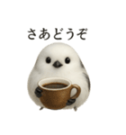 【癒し】かわいいシマエナガまったりカフェ（個別スタンプ：6）