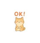やさしいねこの毎日スタンプ（個別スタンプ：8）