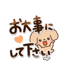 トイプードル「アプリコット」敬語・丁寧（個別スタンプ：27）