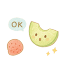 ふんわりたべものスタンプ（個別スタンプ：5）