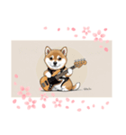 柴犬バンドマンBAND（個別スタンプ：3）