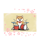 柴犬バンドマンBAND（個別スタンプ：4）