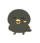 色んな表情するカラス（個別スタンプ：4）