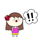 フラガール ハワイ 夏 アロハ7（個別スタンプ：5）