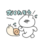 使いやすいのんびりな無気力動物（うさぎ）（個別スタンプ：6）